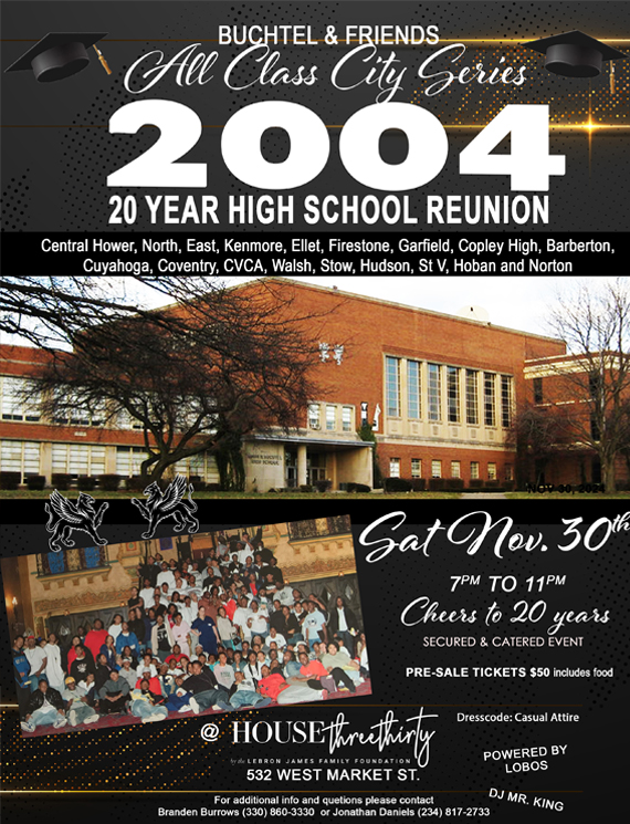 All Class City Series - All Class 2004 High School Reunion 2024